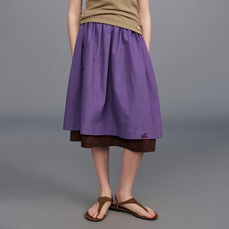 ELLE KIDS Girls  Embroidered Double-Layer Skirt 165