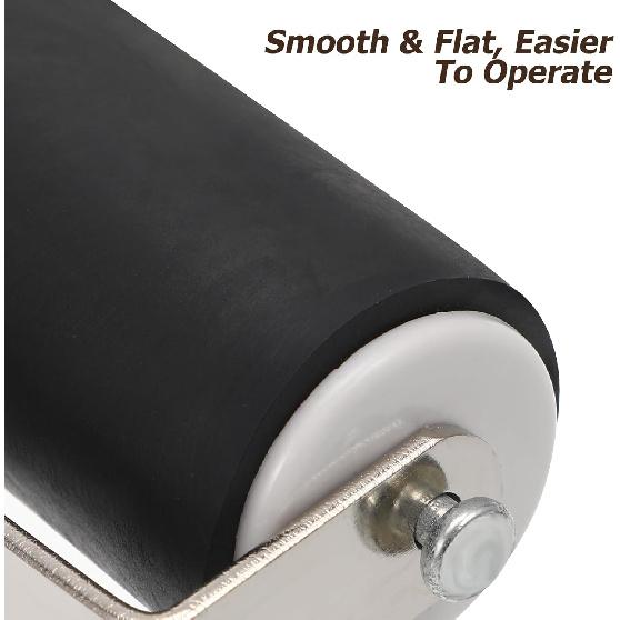 Ciieeo 4 Pcs Rubber Brayer Rubber Roller Ink Stamping Roller Rubber Brayer Roller Rollers Oil Painting