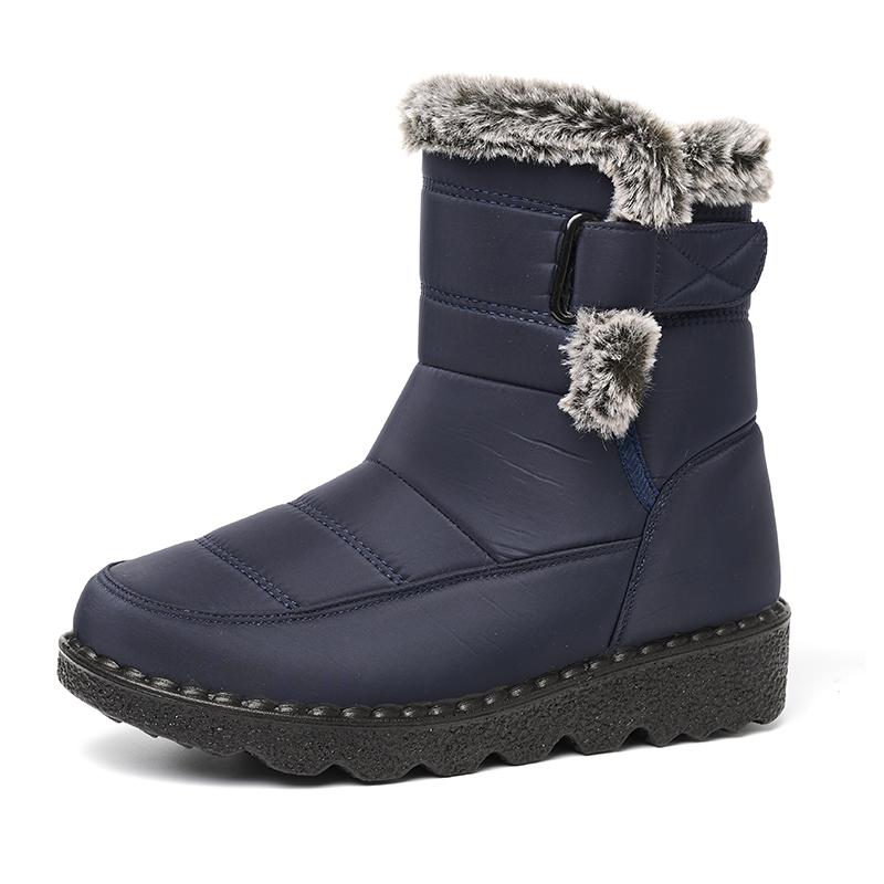 35-44 Большие размеры зимние сапоги женские ботинки ботильоны для женщин 44 синий