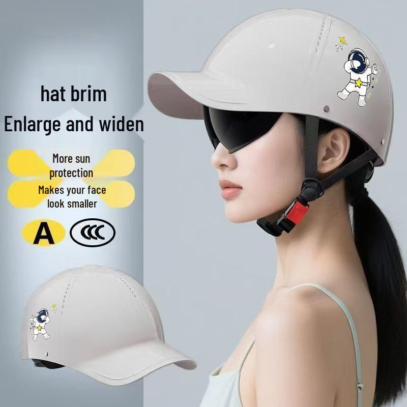 

3C Certified Unisex Electric Bicycle Helmet with Sun Protection, All-Season Safety for Electric Motorcycles