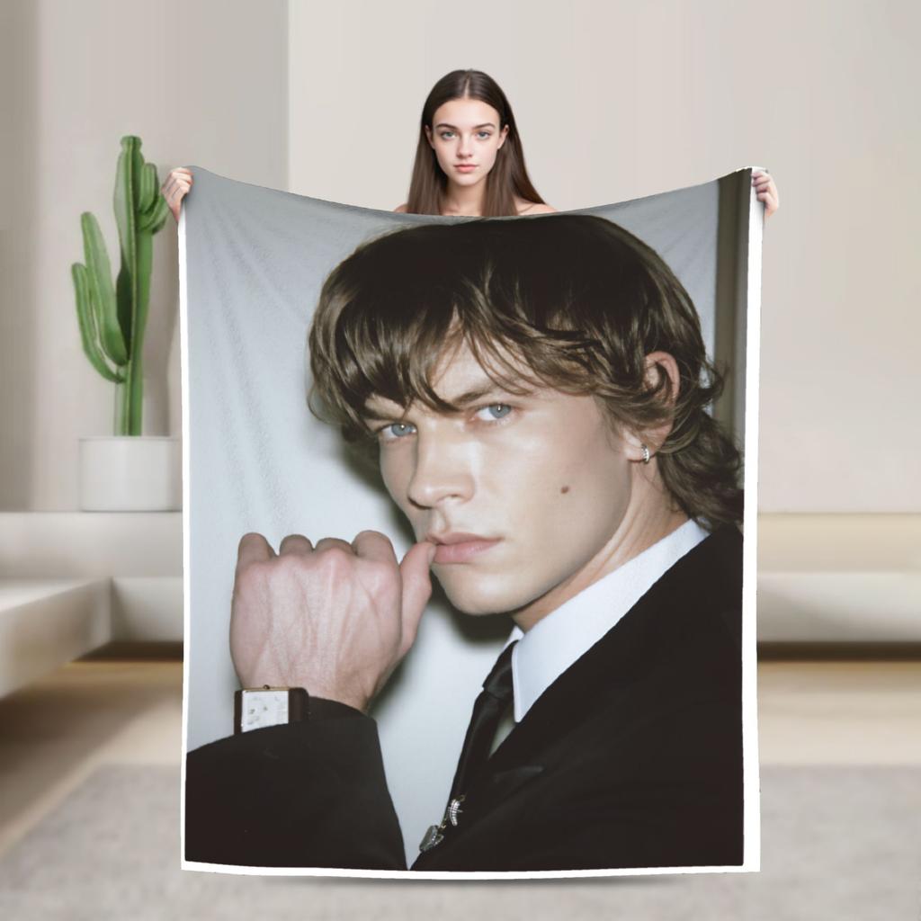 Soft Blanket Travel Shane Hollander Heated Rivalry Throw Blanket  Flannel Bedspread For Couch Chair Sofa Bed Fashion Sofa Bed