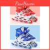 Adjustable Roller Childrens Shoes With Mesh Fabric Pvc Wheels For Outdoor Play