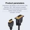 Hdmi-Compatible To Vga Adapter Connecto Line Converter Cable 1.8M Fhd 1920*1080P For Desktop Laptop Pc Tv Monitor Projector
