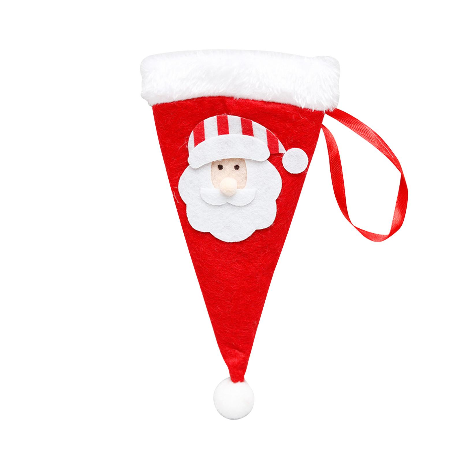 

Мягкий и долговечный рождественский набор держателей для ножей и вилок, рождественские принадлежности для ужина, органайзеры, украшения, принадлежности One Size