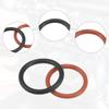 ACROPIX Power Steering Pump O Ring Inlet Outlet Seal Connector Gasket Compatible with Honda Accord Black Red 4pcs