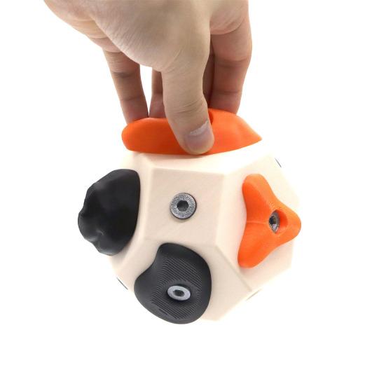 Handcrafted Boulder Block Finger Strength Precision Building 3D Rock Climbing Training Ball Climbing Simulation Boulder Rock Climbers Gift