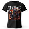 Men's Wolf Darkness Printed T-Shirt 100% Cotton Oversized Street Graphic Tees for Men Women Summer Tops