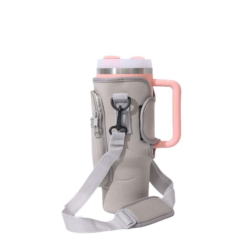 Multifunctional Large Capacity Thermos Cup Cover Crossbody Ice Fog Cover Car Sports Kettle Protection Cover