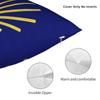 Camino De Santiago Square Pillow Case Shells The Way Movie Cushion Cover Zippered Decor Pillowcase For Car 40*40Cm