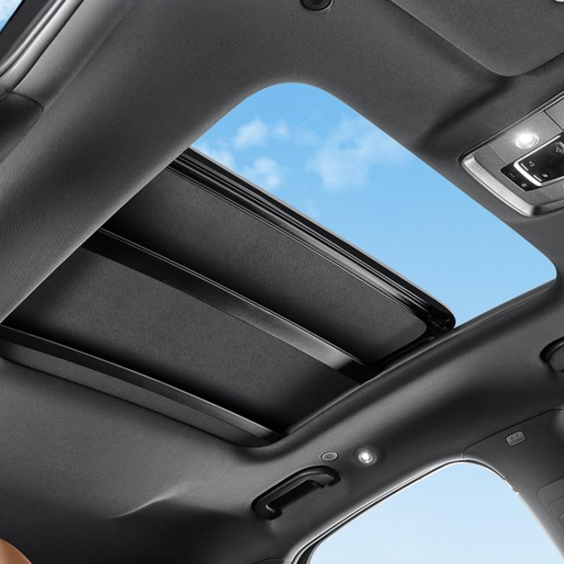 HBZBP1 Electrostatic Adsorption Sunroof Sunshade for BYD Leopard 7 Titanium 7 Roof Heat Shield UV Protection Interior Accessory