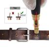 DIY Leather Circular Punch Interchangeable Multi Head Belt Punch Silent Manual Rotating Punch Tool Accessories