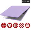 Case for Apple Macbook Air 13.6 2022-2025 (M2/M3/M4) - Flexible, Matte Protective Case, Lightweight and Durable - Alogy Airguard™ Purple
