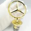 Bilklistremerke For Mercedes Benz 44MM Krom Bil Stjerne Hetteemblem Frontemblem Logo for Mercedes Benz C E S Klasse W204 W205 W212 W21
