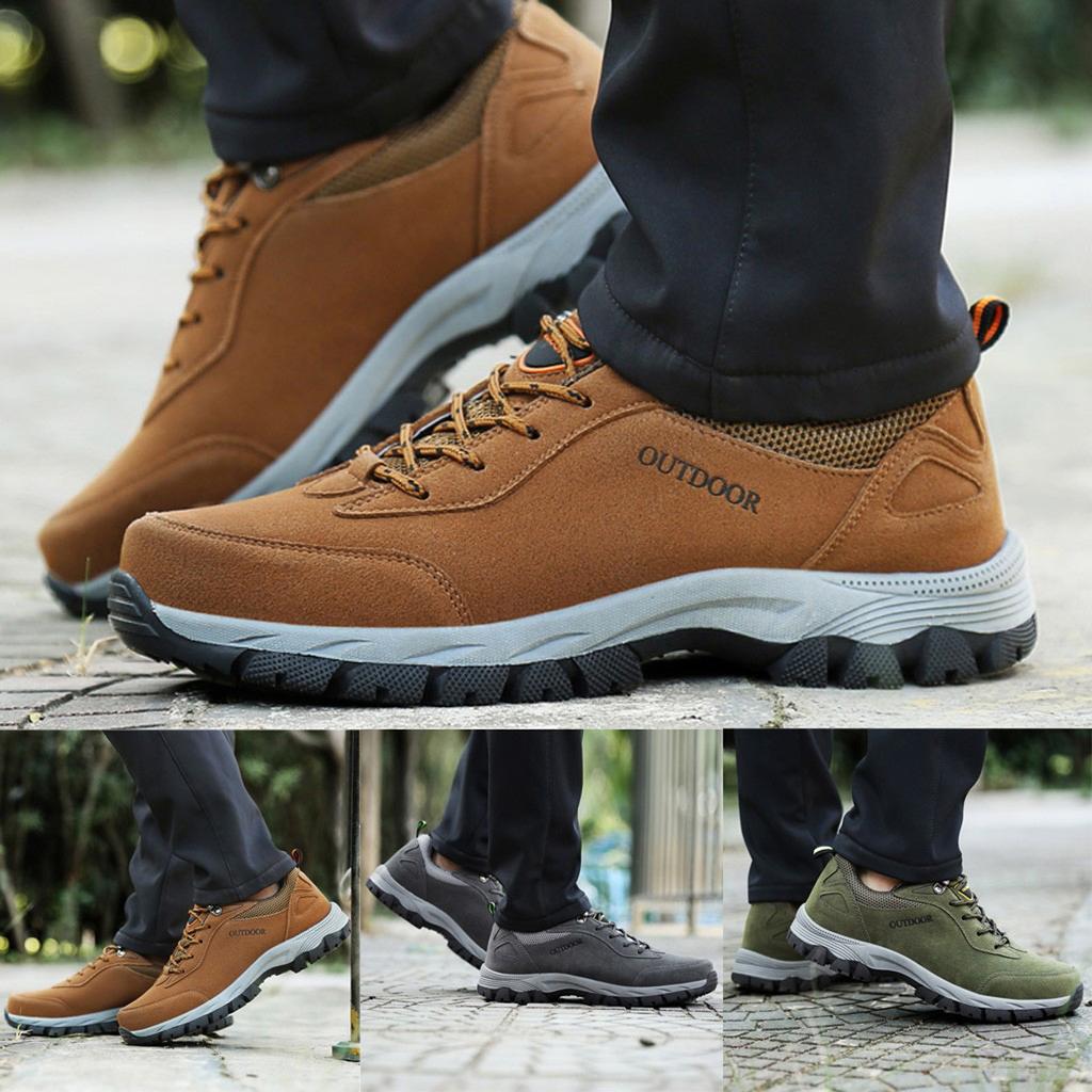 Kaufe (NY)Men's Outdoor Sports Men Shoes Summer Mesh Casual Men Hiking Shoes Joom