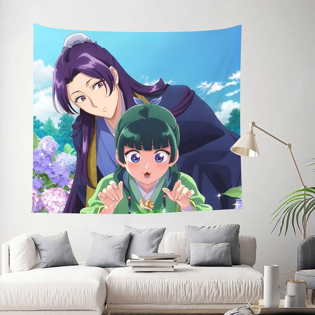 Customized The Apothecary MAOMAO cutecore Tapestry Bedroom Decoration Wall Hanging Blanket Tapestry Cool Stuff For Room