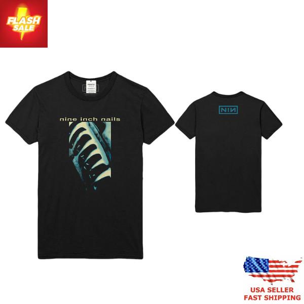 Машинная футболка Индустриальный Рок Гранж Потертая Футболка Группы Ограниченная Серия Унисекс Футболка XXXL