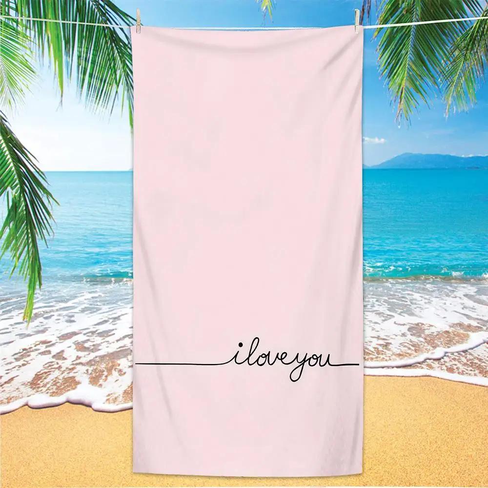 Summer Fun Print Beach Towel - Soft Absorbent Towel for Vacation Lovers,Vibrant and Stylish Designs for Everyday Use and Comfort