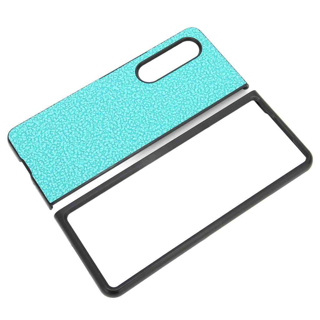 Phone Protective Case Scratch Resistant PU Leather Phone Cover Protector for Galaxy Z Fold 3