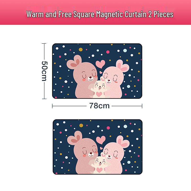 Cartoon Car Sunshade Umbrella for Front Windshield - Heat Insulation Protection