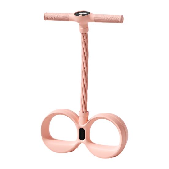 6-Buizen Pedaal Enkeltrekker Weerstandsband met Teller Handvat Elastisch Yoga Sit-up Trek Touw Mannen Vrouwen Pedaal Spanner Oefening Apparaat