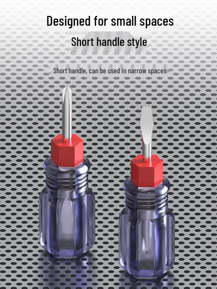 Dual-Use Flathead & Phillips Magnetic Screwdriver Set with Awl