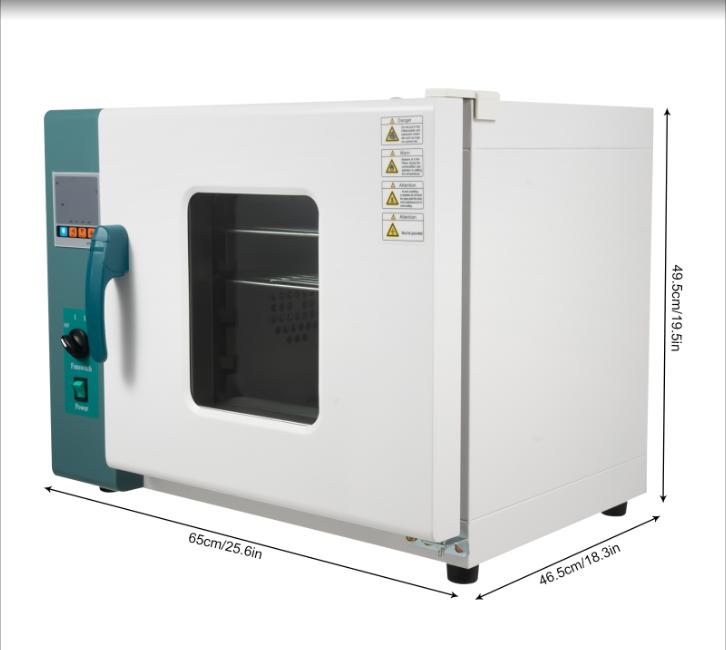 1000W Lab Convection Oven Industrial Digital Forced Air Convection Drying Oven Ith Intelligent Temperature Controller Horizontal