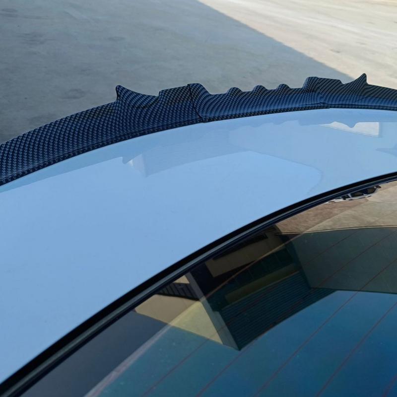 Rear Trunk Spoiler Wing Folding Car Tail Wing Double-Moon Cutter Style Automotive Exterior Accessories Rear Trunk Cool