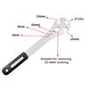 Long Handle Bike Pedal Removal Wrench Multi-functional Mountain Bike Pedal Removal Spanner