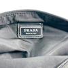 PRADA Triangle logo Shoulder Bag Nylon black Women Used