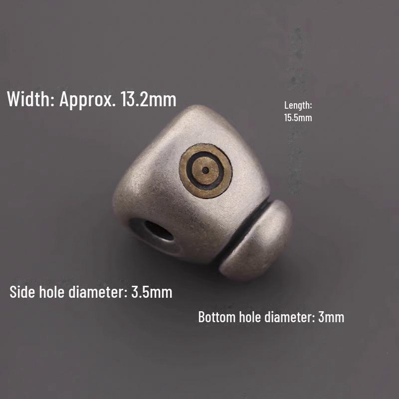 Retro Frosted Heart Bracelet with Tibetan Buddha, Copper Waterdrop, and Spacer Beads