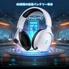 KAPEYDESI Gaming Connection Surround Kabelloses Gaming-Headset mit 45H Abnehmbar Kompatibel mit Xbox und Switch Headset, 4-Wege [2.4G USB/Typ-C