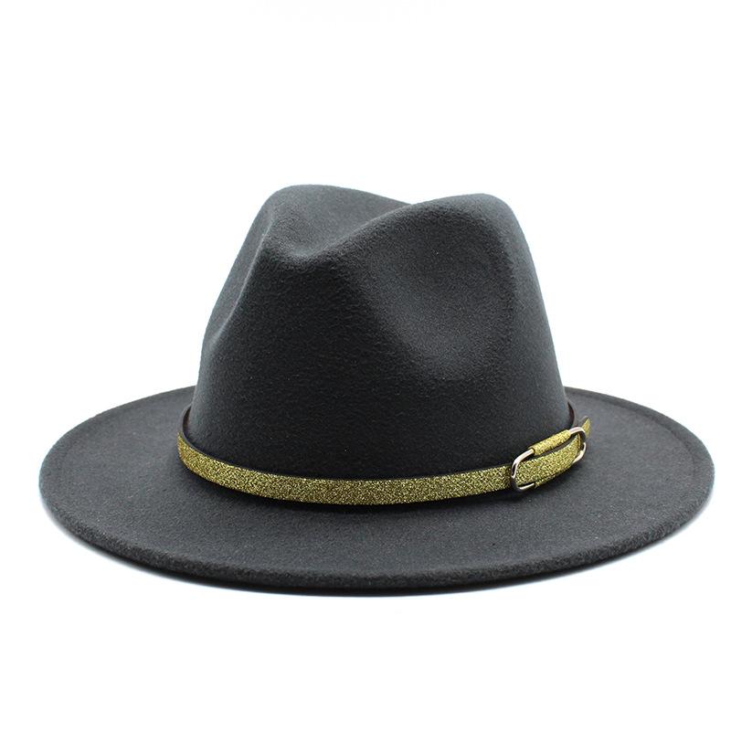 Jazz Hat Season British Retro Top Hat Women'S Trendy Women'S Woolen Hat