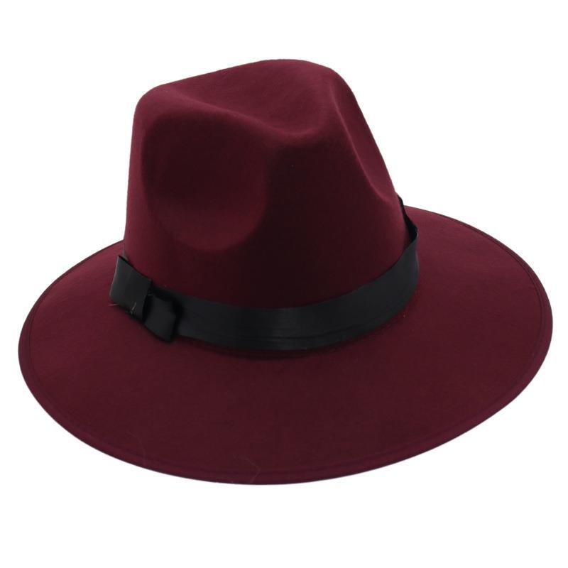 Top Hat Jazz Hat Male And Female Knight Hat Felt Hat Nostalgic Wool Hat Shanghai Beach Gambler Hat