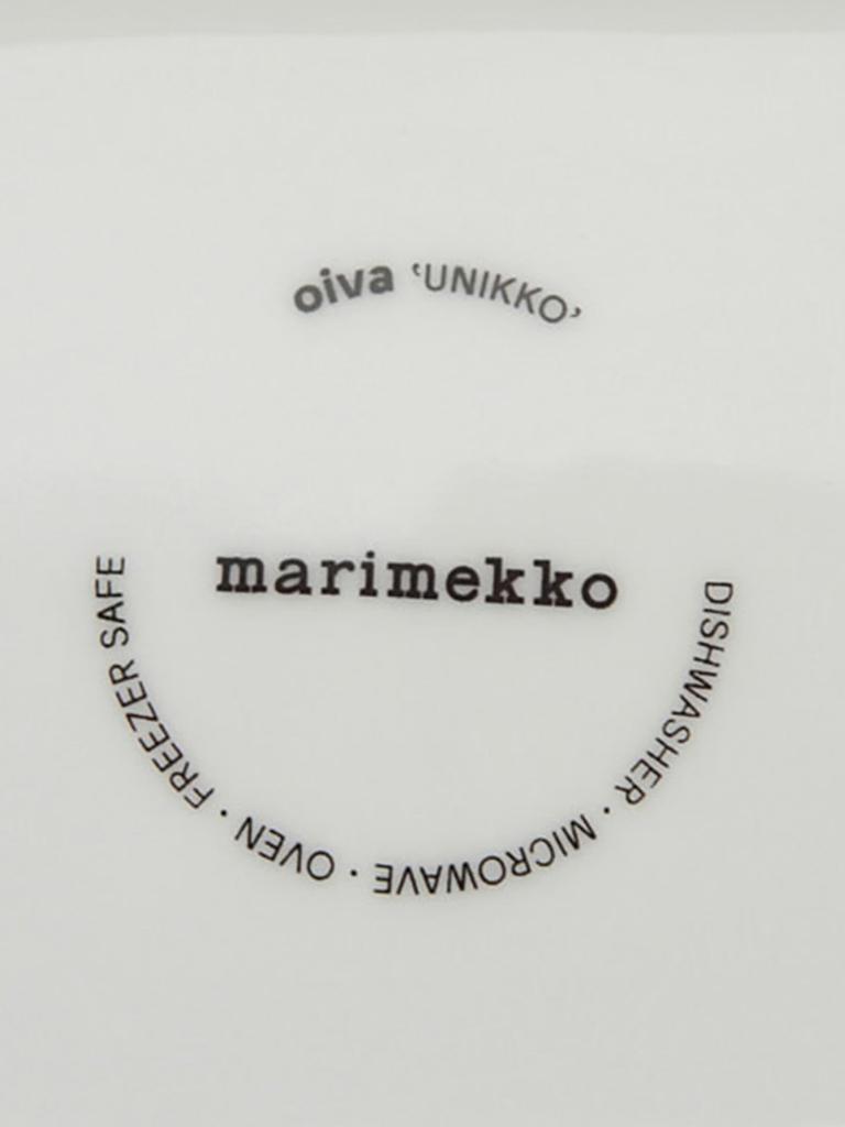 Marimekko Unikko Weiß x Rot Teller, Damen, 52_1_5263163436,