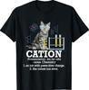 Catione - Divertente Umorismo Chimico Gatto Insegnante di Scienze Battuta Maglietta
