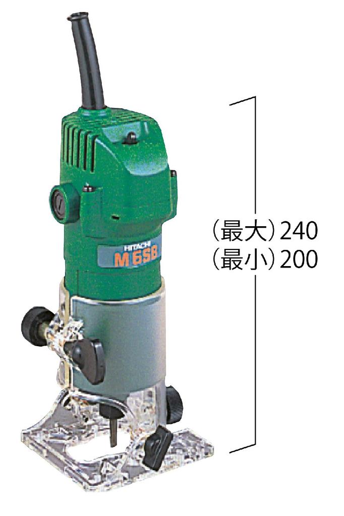 HiKOKI Shaft Diameter with Spindle Lock M6SB Trimmer, 6mm, 45° Tiltable,