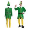 Elf Men Halloween Cosplay Costume Outfits Christmas Role Play Theme Adult Party