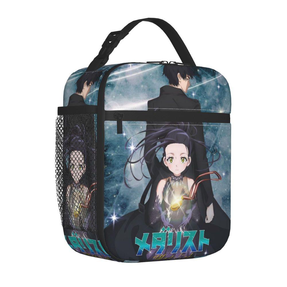 Medalists Anime Manga Accessories Insulated Lunch Bag For Picnic Food Storage Bag Portable Cooler Thermal Lunch Boxes