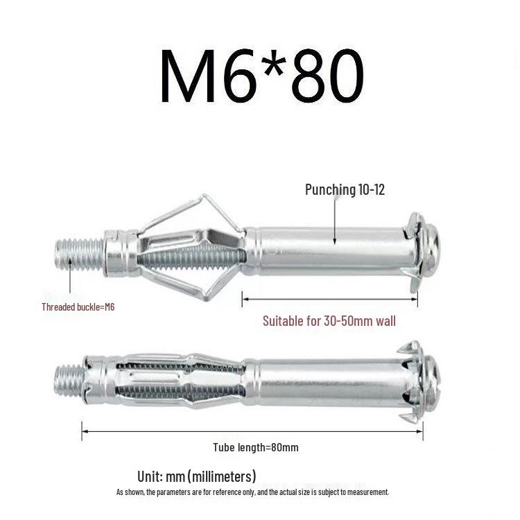 Hollow Wall Gecko Screw Drywall Anchor Expansion Bolt
