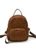 2025 Autumn/Winter Leopard Print Women's Retro Schoolbag: Large Capacity European & American Backpack for Students & Casual Travel