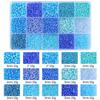 15 Colors Glass Beads Set for Bracelet Making Tube Kit Spacer Handcrafted DIY Craft