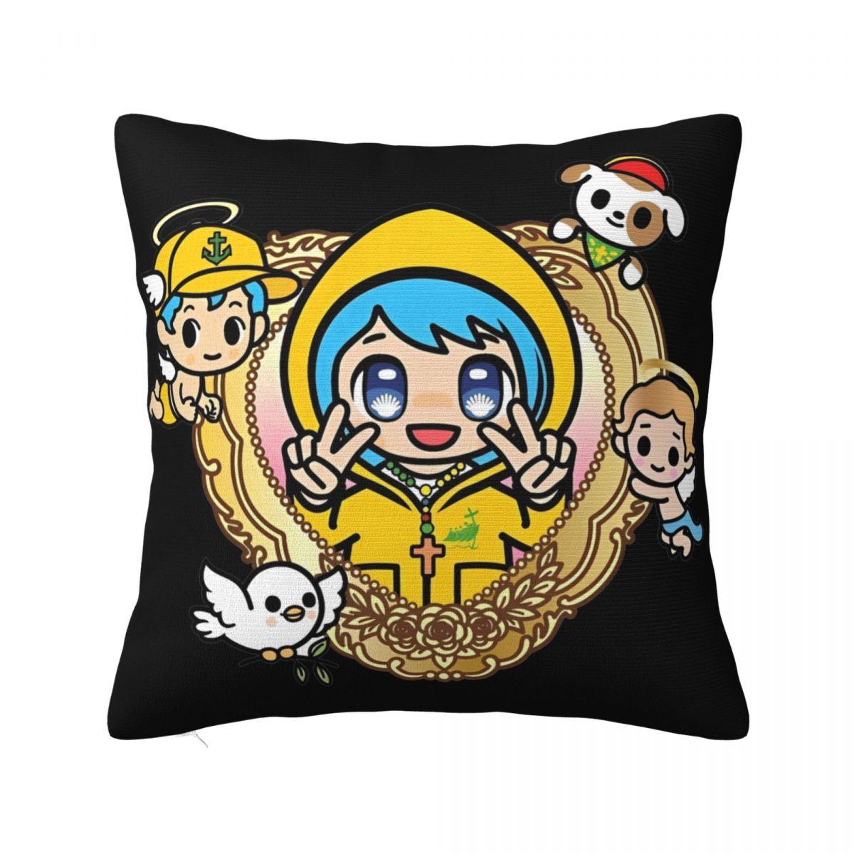 

Luce Vatican Mascot Pillowcase Polyester Cushion Cover Catholic Church 2025 Throw Pillow Case Cover Bed Drop Shipping 45*45cm 30cm x 30cm