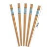 5Pairs Bamboo Sushi Anti-skid Rice Tableware Dinnerware Set Chopsticks Kitchen Supplies
