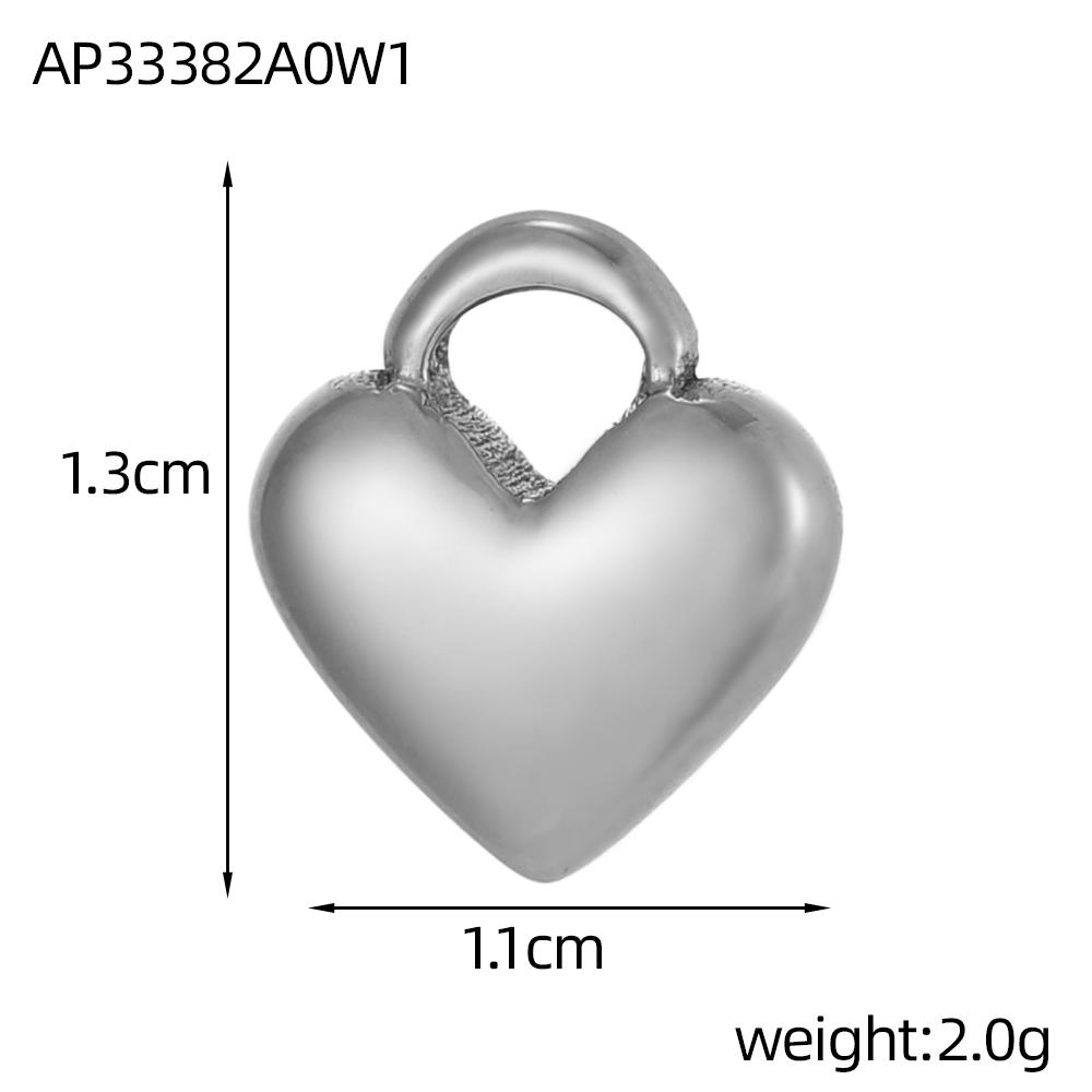 3PCS/LOT CARLIDANA Gold Plated Stainless Steel Charms Bow Knot Star Cross Butterfly Rose Heart Pendants DIY Jewelry