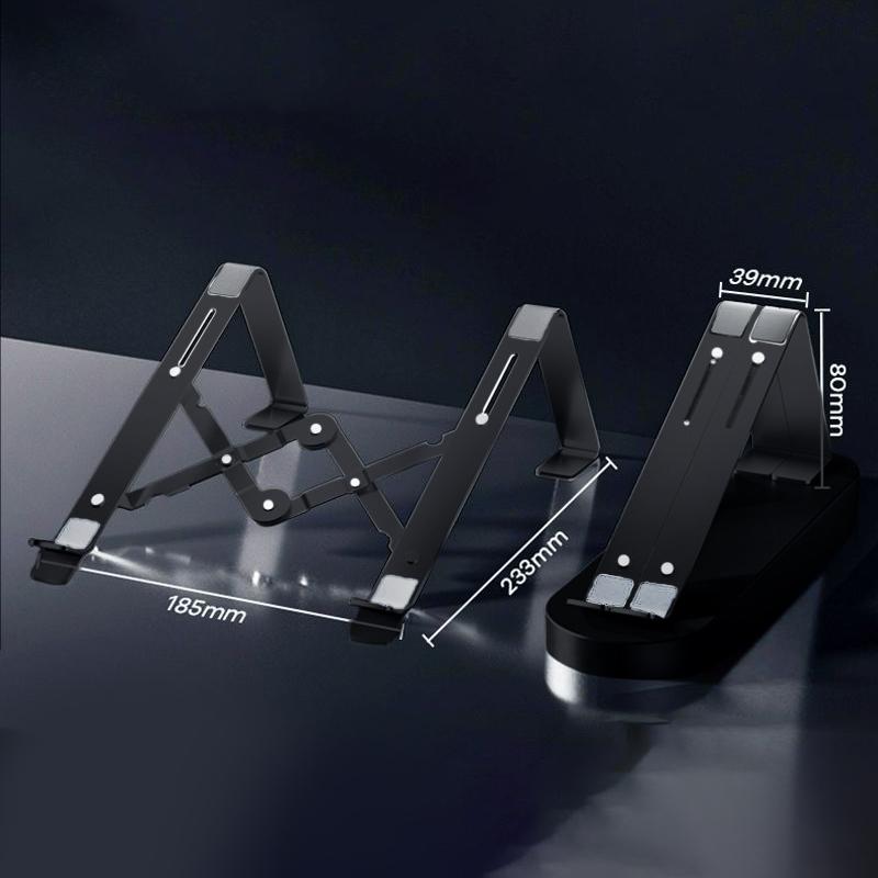 Metal Foldable Laptop Stand Portable Notebook Bracket Support Tablet Stand Heat Dissipation Heightening Rack Laptop Holder