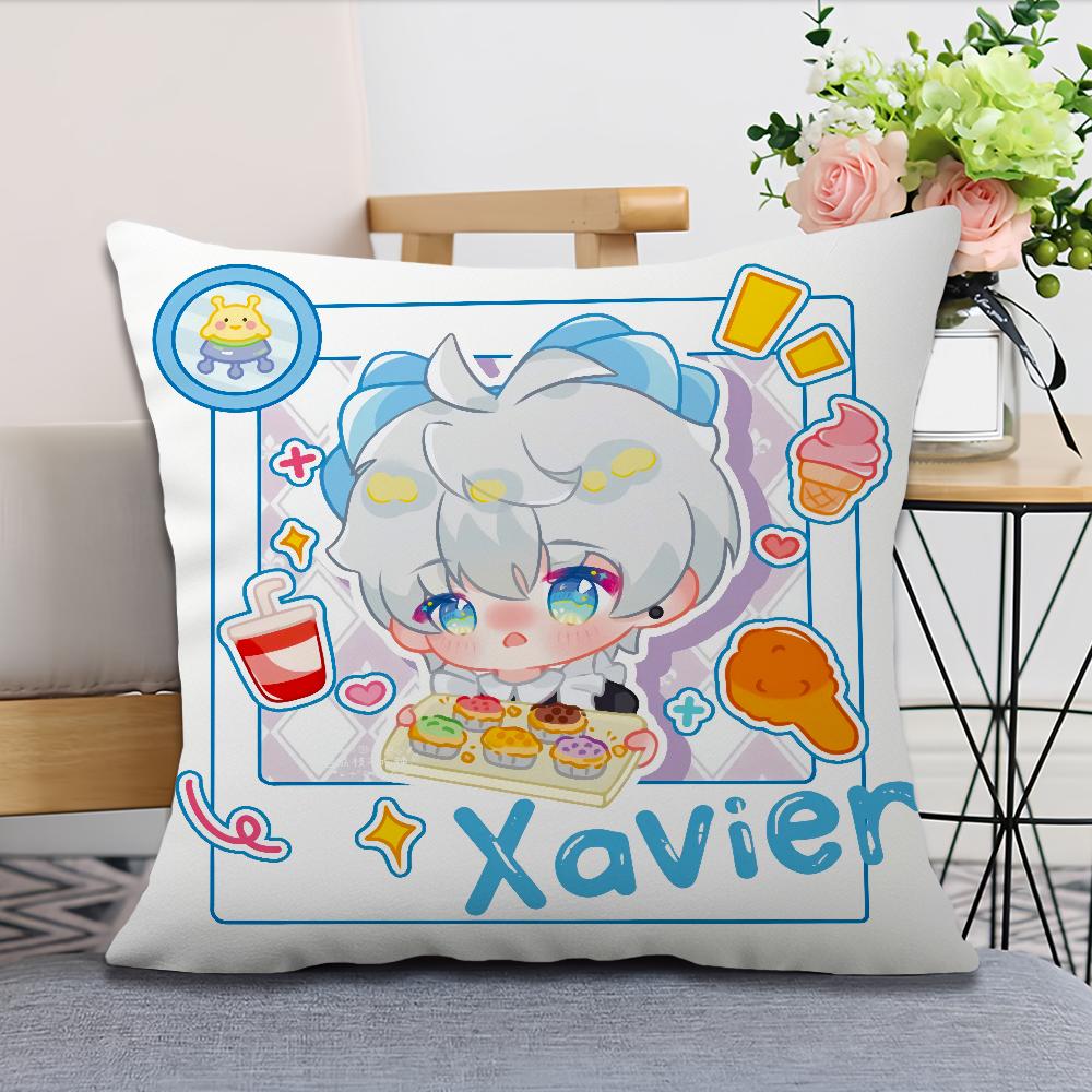 Love and Deepspace Sylus Caleb cartoonsoft Comfortable Pillow Case for Sofa Living Room Home office Decor Protective Covers