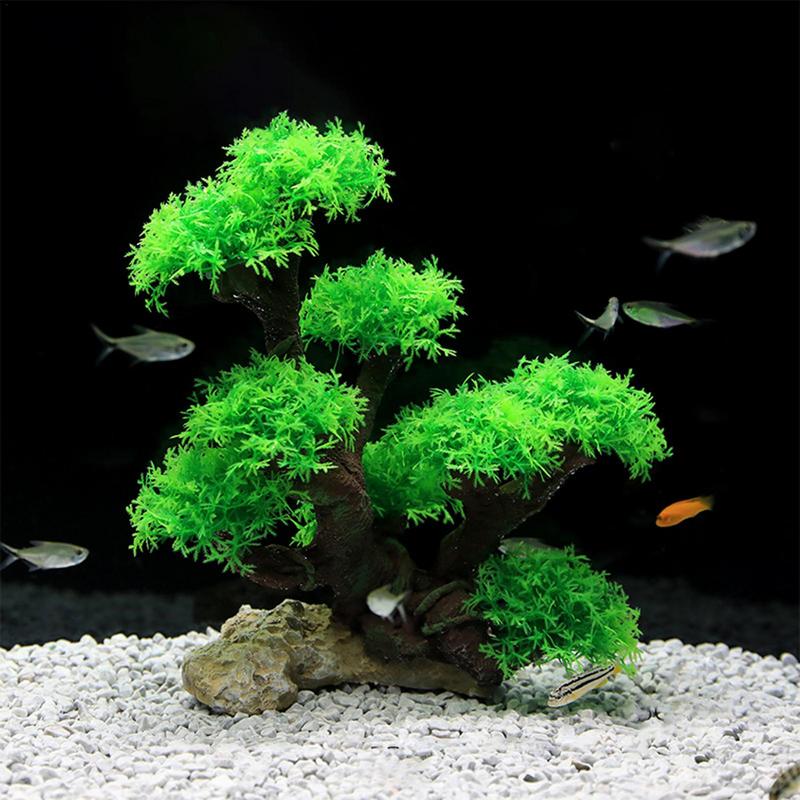 Aquarium Pflanze Moos Baum Dekorationen Landschaftsbau Holz Pflanzenwurzel Treibholz Wasserpflanzen Gras Aquarienzubehör Kein Moos