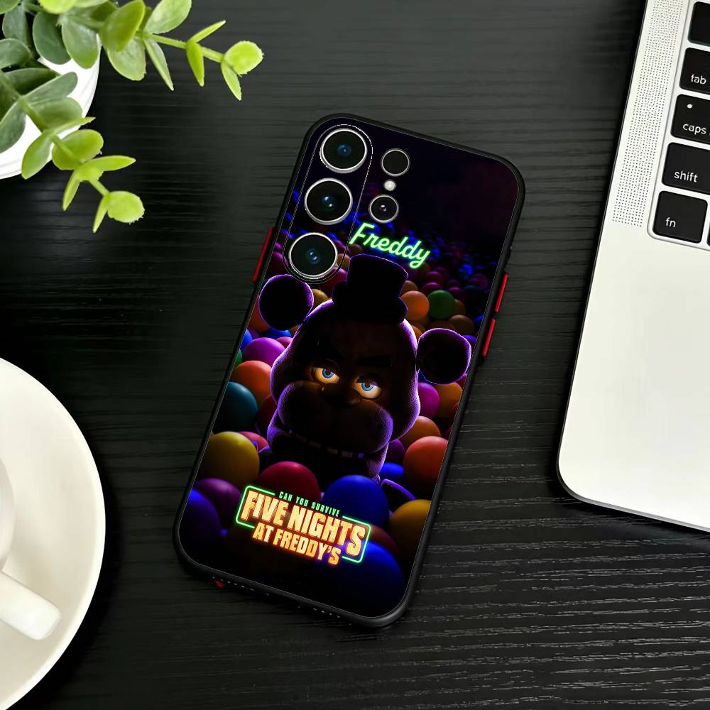 

Five Nights at Freddy s Phone Case For Samsung S26,S25,S24,S23,S22,S21,S20,S30,Ultra,Plus,Fe,Note,5G Black Cover Samsung S225G