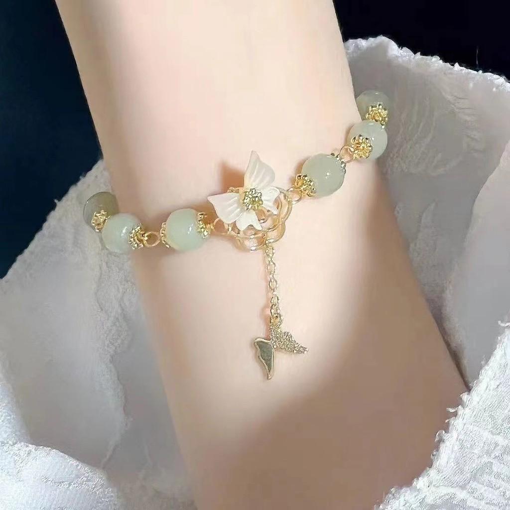 Ping Stylish Amber An Knot Bracelet For Women Spring 2024 New Chinese Wind Ethnic