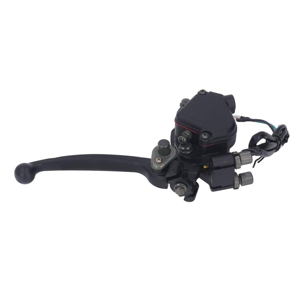 22mm/0.87in Dual Brake Lever Assembly with Thumb Throttle Accelerator Cable for 50cc 90cc 150cc 250cc ATV